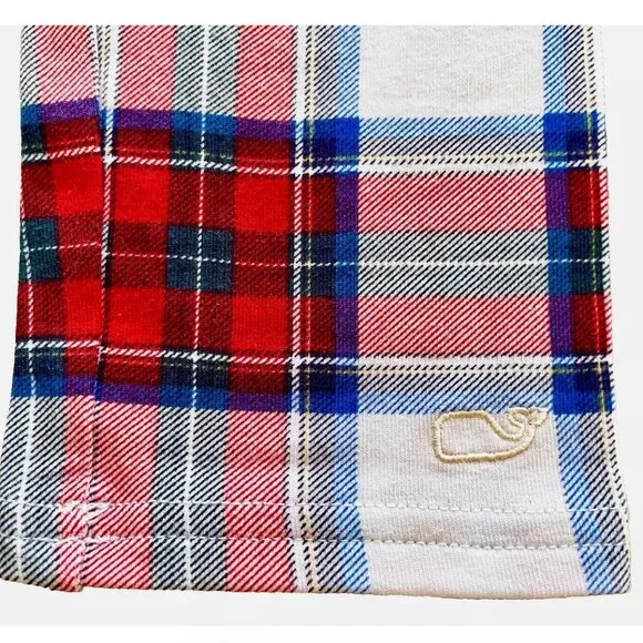 NWT NEW VINEYARD VINES TARTAN PLAID HIGH WAISTED HOLIDAY LEGGINGS GIRLS LARGE 16 - Picture 4 of 7